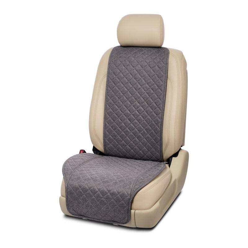Ivicy Linen Car Seat Cover for All Seasons Soft & Breathable Front Premium Covers with Non-Slip Protector Universal Fits Most Automotive Van SUV T