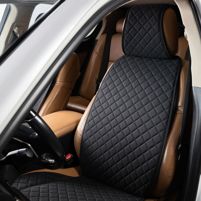 Ivicy HYB Linen Car Seat Cover Front Premium Automotive Covers with Non-Slip Protector All Seasons Soft Breathable Universal at MechanicSurplus.com